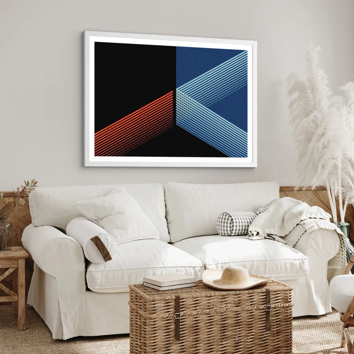 Poster in einem weißen Rahmen - Eine einfache Geschichte - 50x40 cm
