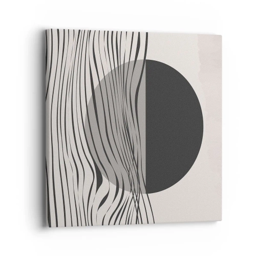 Bild auf Leinwand - Leinwandbild - Halbe Komposition - 40x40 cm