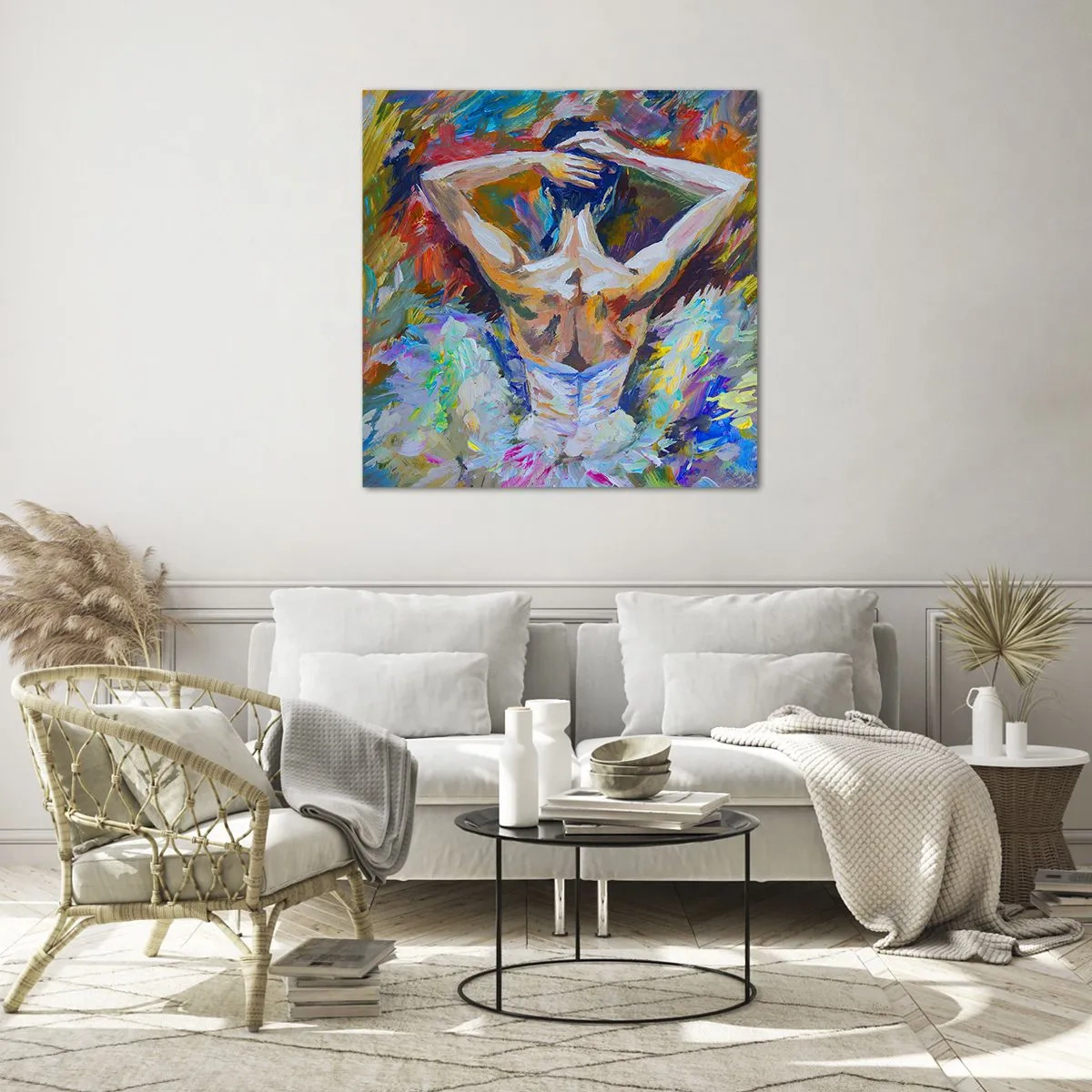 Glasbild - Bild auf glas - Es kann alles sein - 40x40 cm