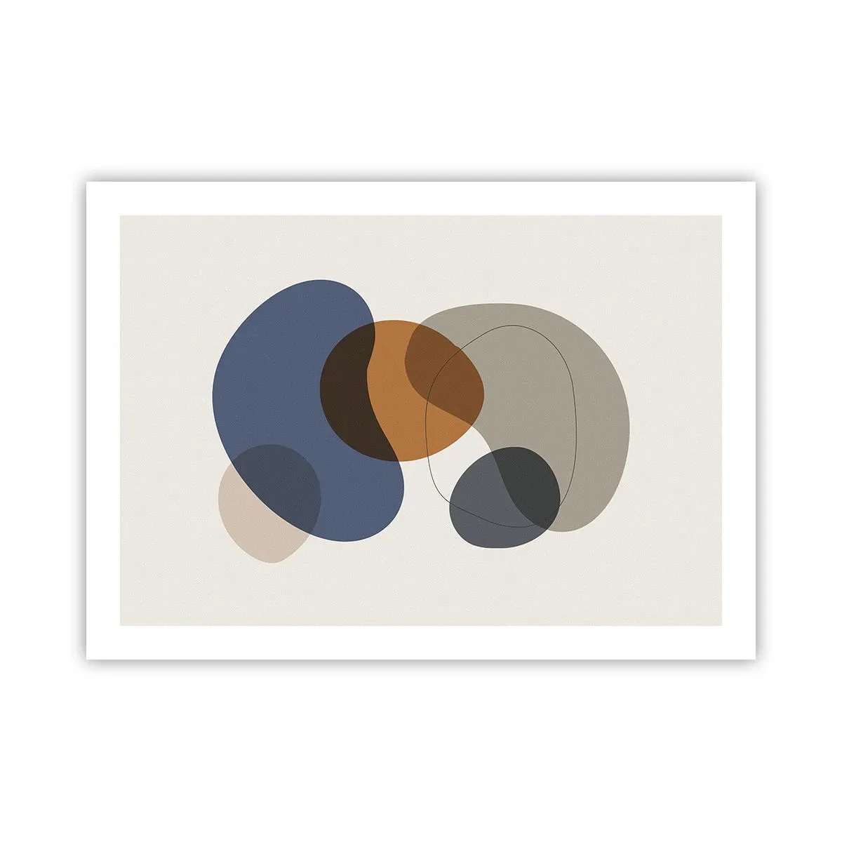 Poster - Farbtropfen - 70x50 cm