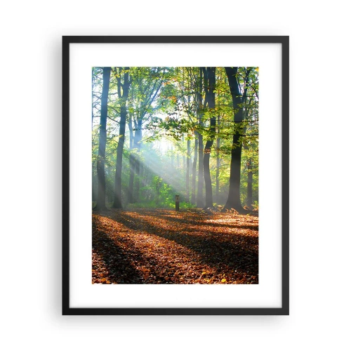 Poster in einem schwarzem Rahmen - Licht und Schatten - 40x50 cm