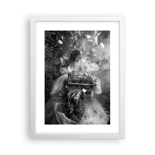 Poster in einem weißen Rahmen - Mutter selbst - Natur - 30x40 cm