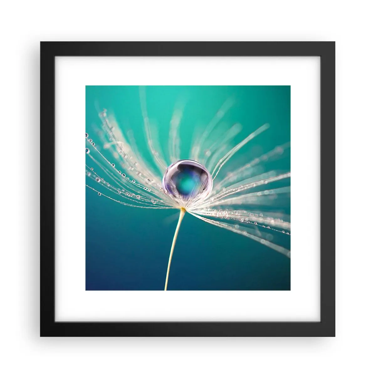 Poster in einem schwarzem Rahmen - Mystischer Moment - 30x30 cm