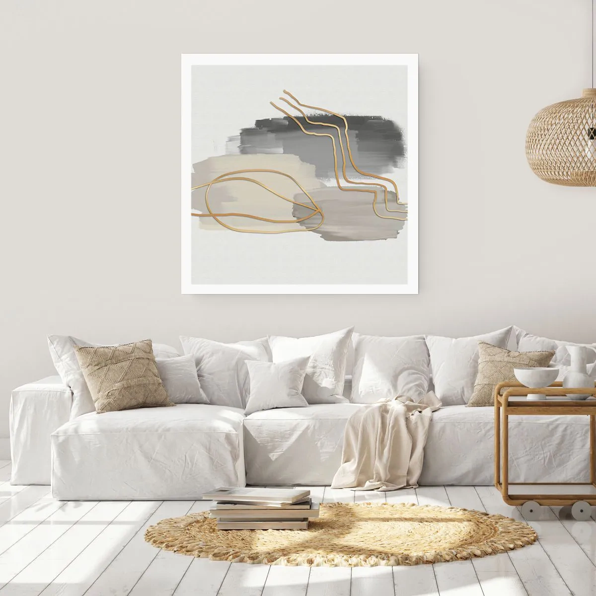 Poster - Dauer und Bewegung - 30x30 cm