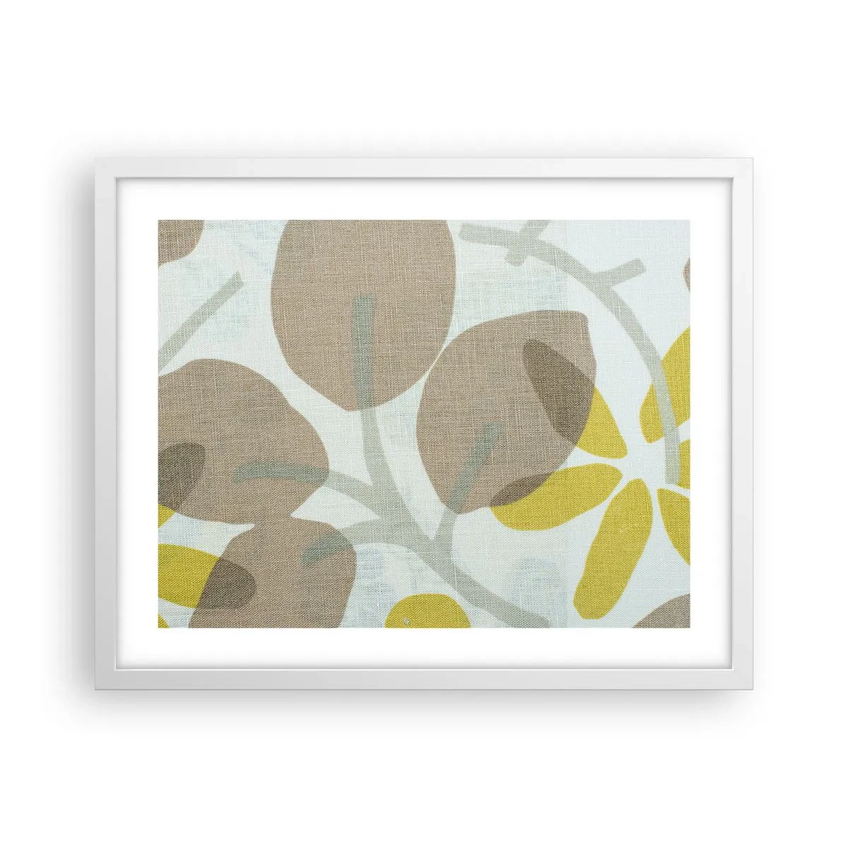Poster in einem weißen Rahmen - Komposition in voller Sonne - 50x40 cm