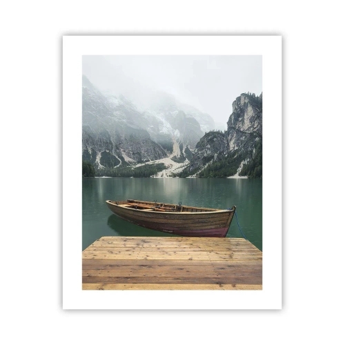 Poster - Und die stolzen Felsen der Stirn - 40x50 cm