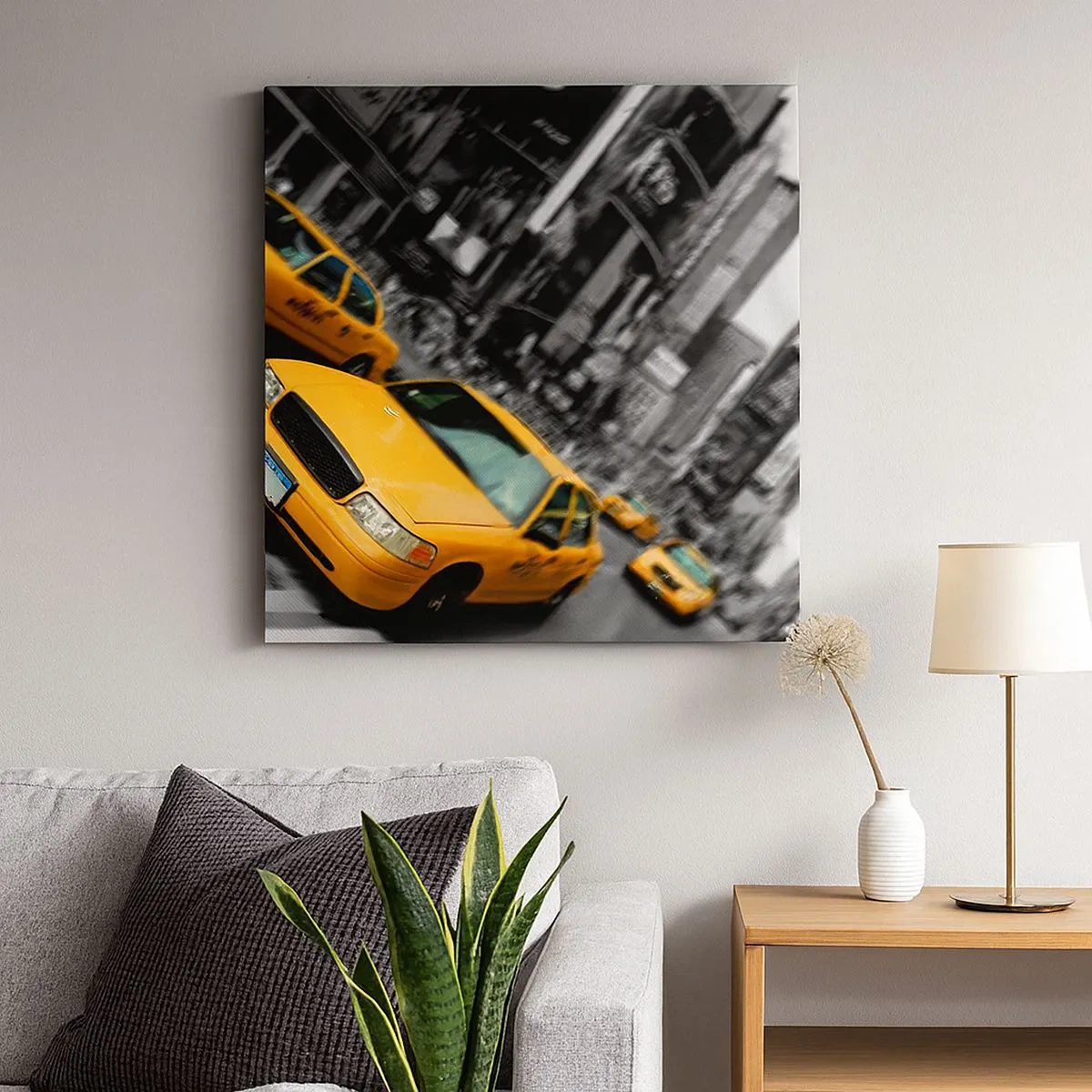 Bild auf Leinwand - Leinwandbild - New Yorker Sonnentropfen - 30x30 cm