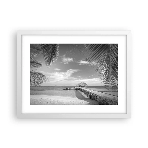 Poster in einem weißen Rahmen - Erinnerung oder Traum? - 40x30 cm