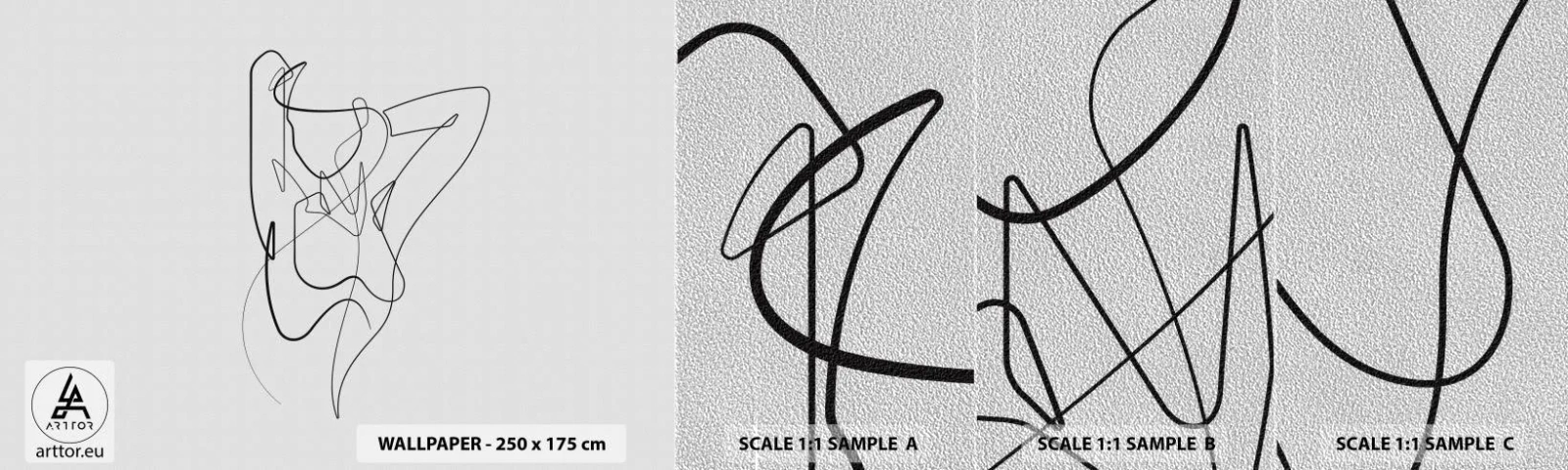 Fototapeten Muster Premium Sand - So, wie du wirklich bist ... - Abstraktion, Frauenkörper, Grafik - 100x30 cm