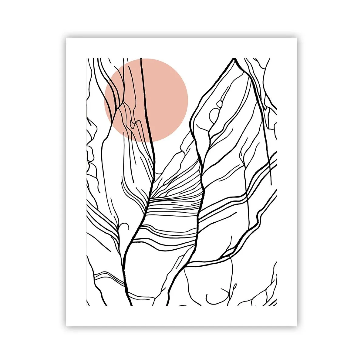 Poster - In einem Netz aus Zweigen - 40x50 cm