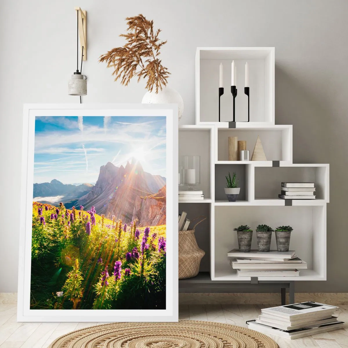 Poster in einem weißen Rahmen - Das geheime Leben der Kräuter - 40x50 cm