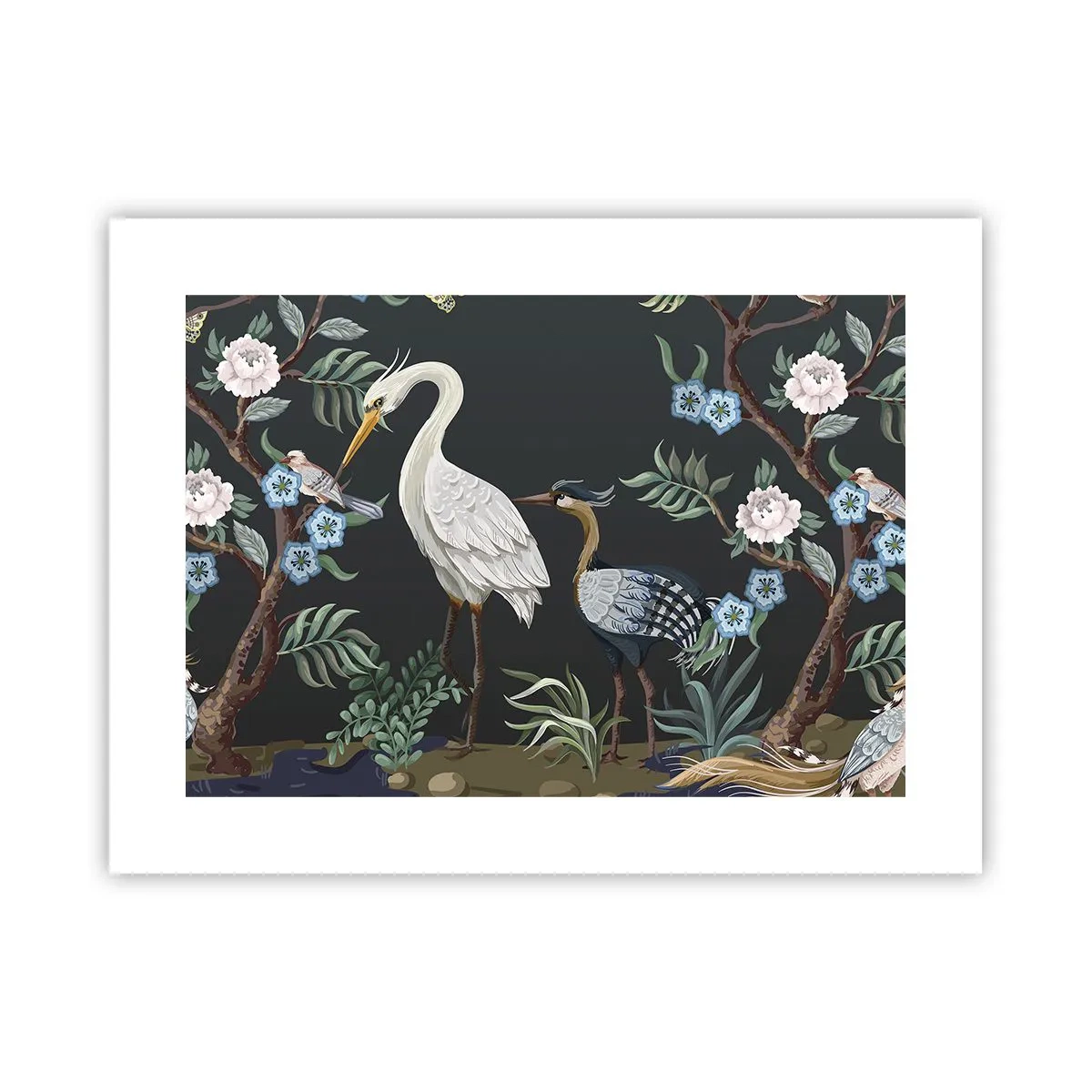 Poster - Vogelparade - 40x30 cm