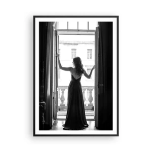 Poster in einem schwarzem Rahmen - Im großen Stil - 70x100 cm