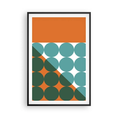 Poster in einem schwarzem Rahmen - Nach oben und schräg - 61x91 cm
