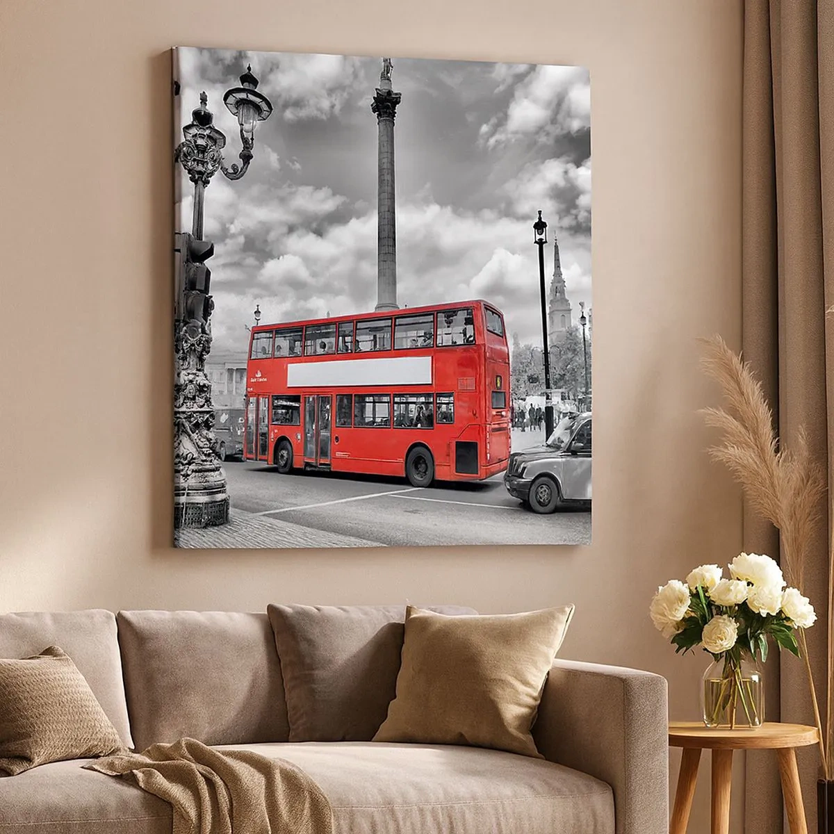 Bild auf Leinwand - Leinwandbild - Der wahre Blutkreislauf der Stadt - 30x30 cm