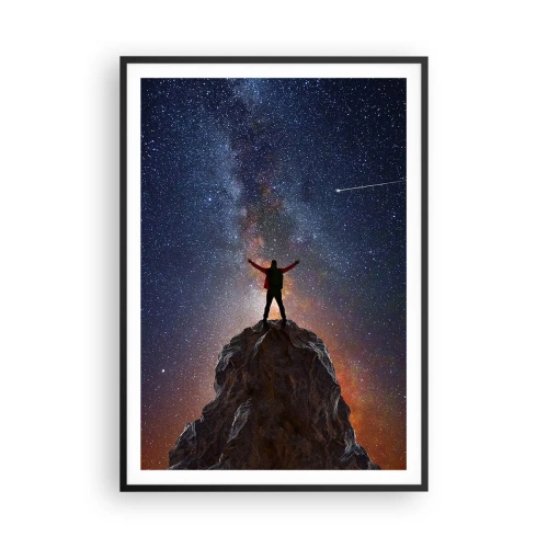 Poster in einem schwarzem Rahmen - Die Macht ist mit mir! - 70x100 cm