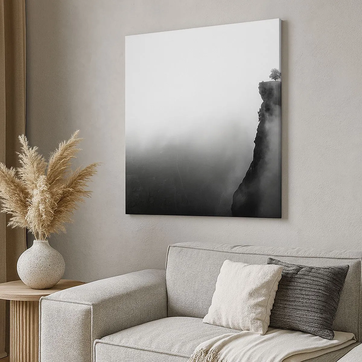 Bild auf Leinwand - Leinwandbild - Am Rande der Welt - 30x30 cm