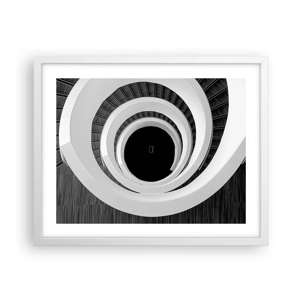 Poster in einem weißen Rahmen - Zum Kern der Sache - 50x40 cm
