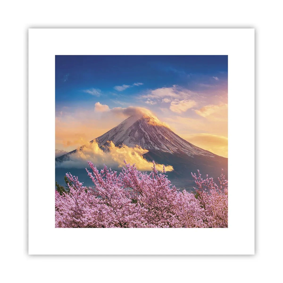 Poster - Japanische Heiligkeit - 30x30 cm