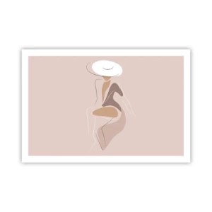 Poster - Eine Dame sein - 91x61 cm