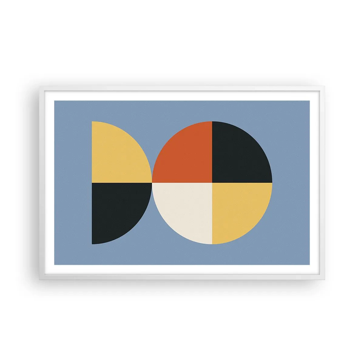 Poster in einem weißen Rahmen - Beobachte und zähle - 91x61 cm