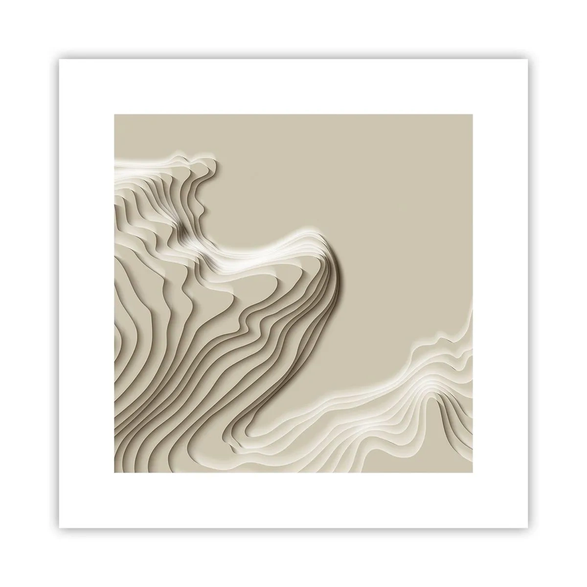 Poster - Topographie der Kunst - 30x30 cm