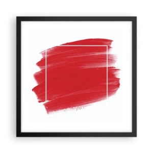 Poster in einem schwarzem Rahmen - Aus dem Rahmen - 40x40 cm