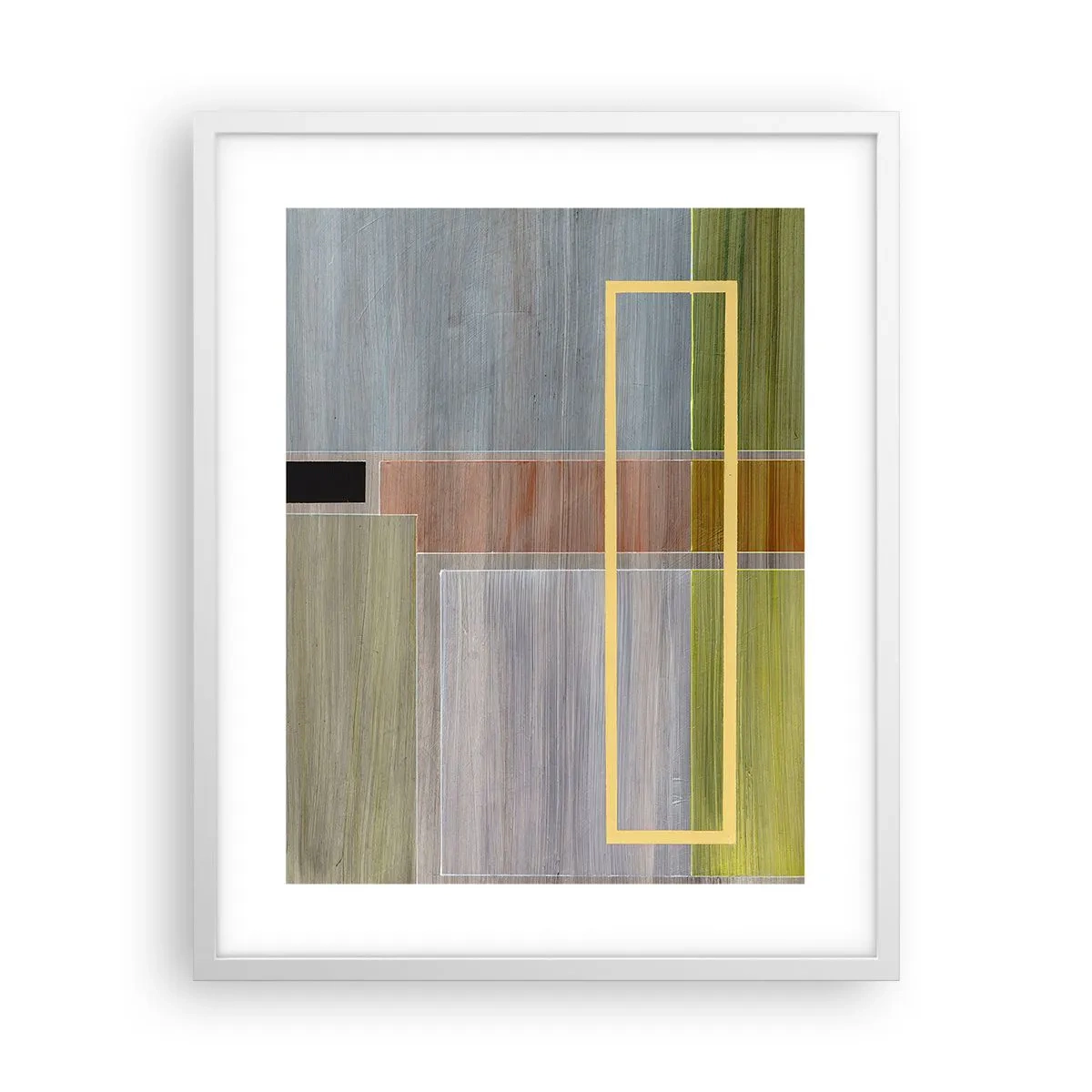 Poster in einem weißen Rahmen - Einfach und ruhig - 40x50 cm