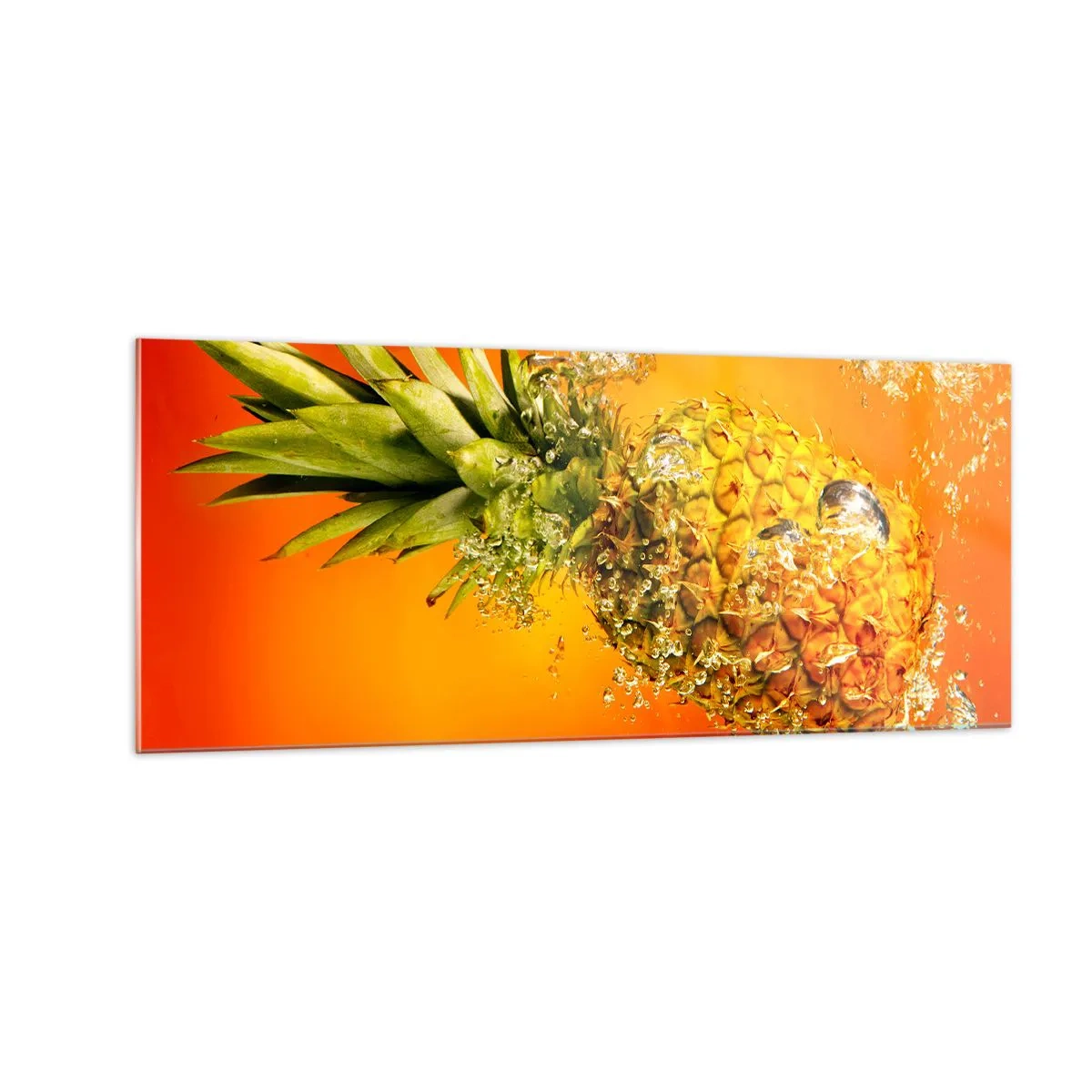 Glasbild - Bild auf glas - Tropisch saftige Frische - 100x40 cm