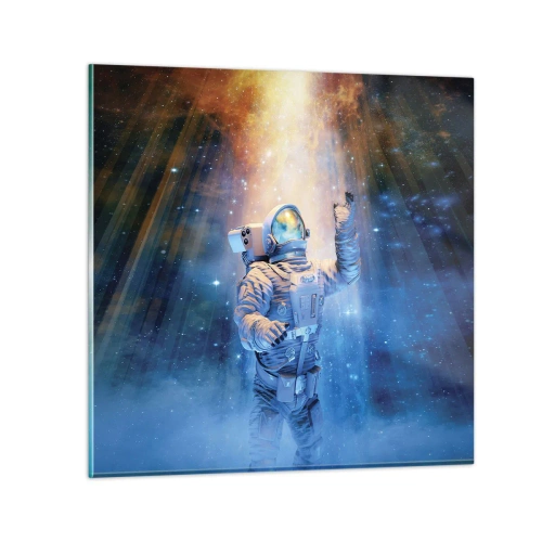 Glasbild - Bild auf glas - Endlich am Ende - 30x30 cm