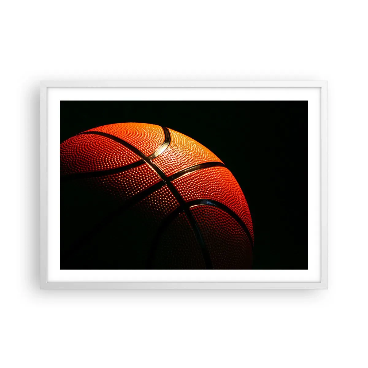Poster in einem weißen Rahmen - Schön wie ein Planet - 70x50 cm