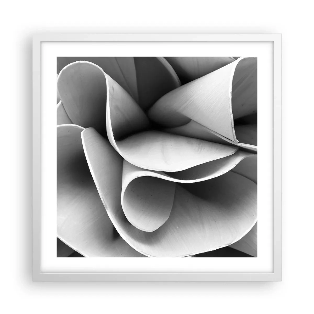 Poster in einem weißen Rahmen - Es passiert im Weltraum - 50x50 cm