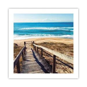 Poster - Lauf! - 50x50 cm