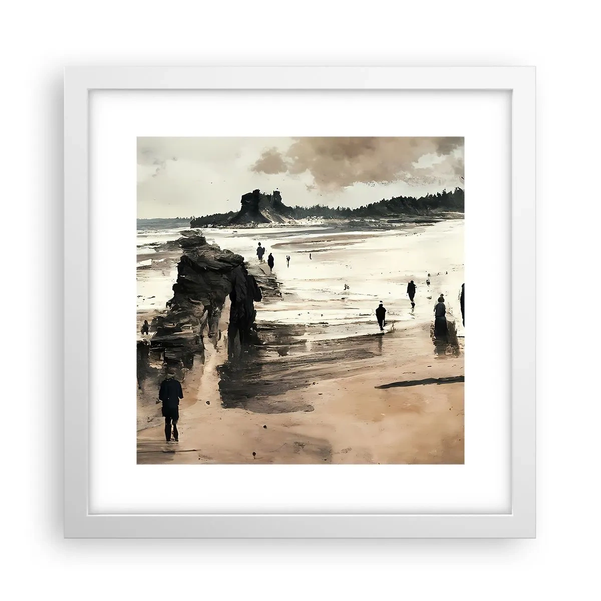 Poster in einem weißen Rahmen - Einberufen - 30x30 cm