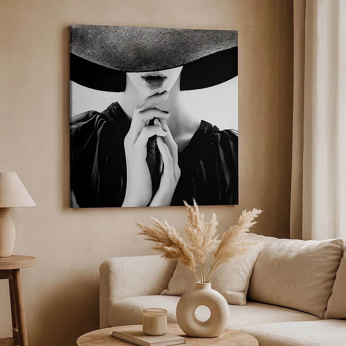 Bild auf Leinwand - Leinwandbild - Versteckte Schönheit - 30x30 cm