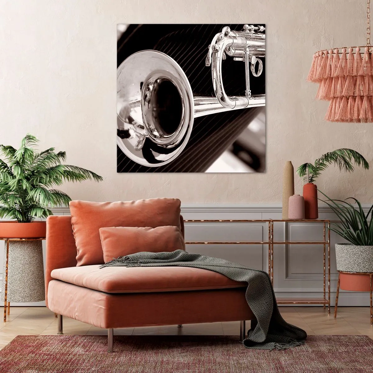 Bild auf Leinwand - Leinwandbild - Eine musikalische Reise in die 1930er Jahre - 70x70 cm