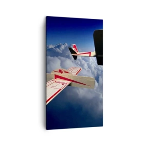 Bild auf Leinwand - Leinwandbild - Noch höher, noch weiter - 45x80 cm