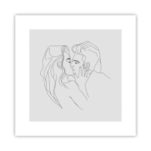 Poster - Dieselbe Linie - 30x30 cm