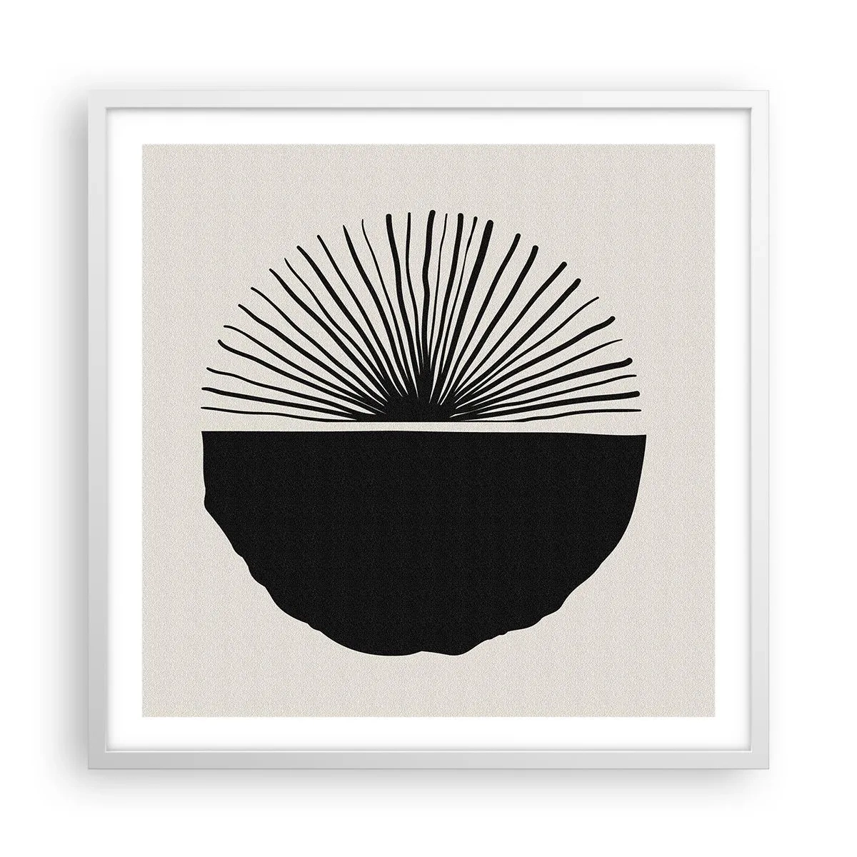 Poster in einem weißen Rahmen - Eine Reihe von Möglichkeiten - 60x60 cm