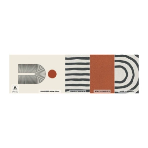 Fototapeten Muster Premium Canvas - Magnetismus von Formen und Farben - Abstraktion, Grafik, Modernes Muster - 100x30 cm