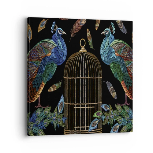 Bild auf Leinwand - Leinwandbild - In königlichen Gewändern - 40x40 cm