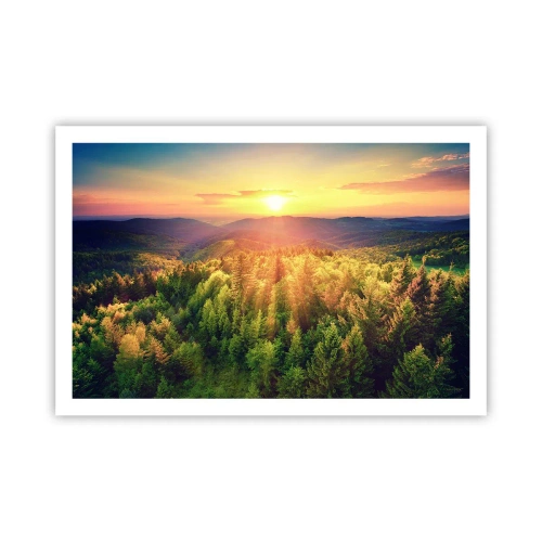 Poster - Scheitelpunkte und Spitzen - 91x61 cm