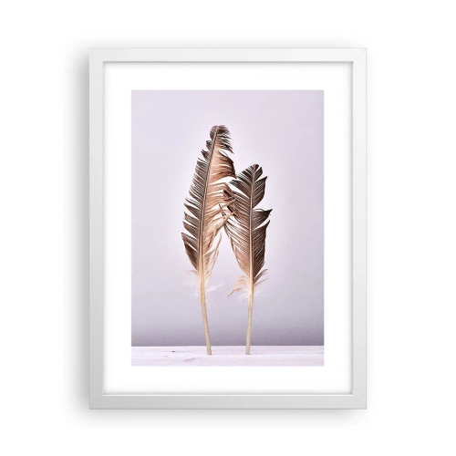 Poster in einem weißen Rahmen - Gegen das Nichts - 30x40 cm