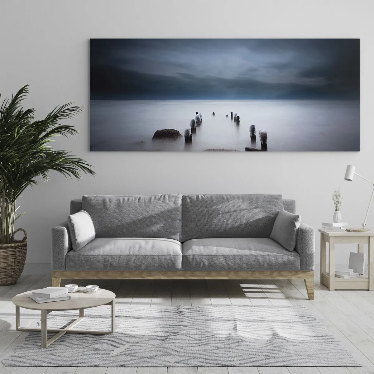 Glasbild - Bild auf glas - Nachdenklicher See - 100x40 cm