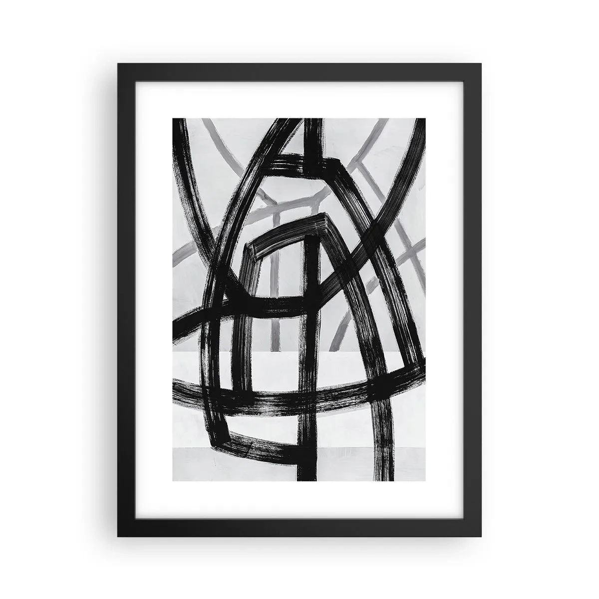 Poster in einem schwarzem Rahmen - Bautiefe - 30x40 cm