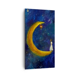 Bild auf Leinwand - Leinwandbild - Der Ruf der Welt - 55x100 cm