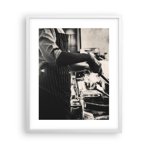 Poster in einem weißen Rahmen - Alchemie der Aromen - 40x50 cm