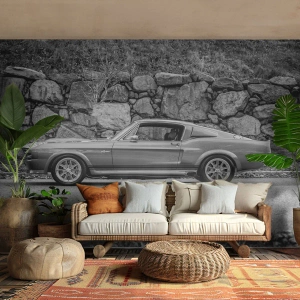 Selbstklebende Fototapete Deluxe Sticker - Die Legende der 1960er - Oldtimer, Automobil, Sportwagen - 250x175 cm