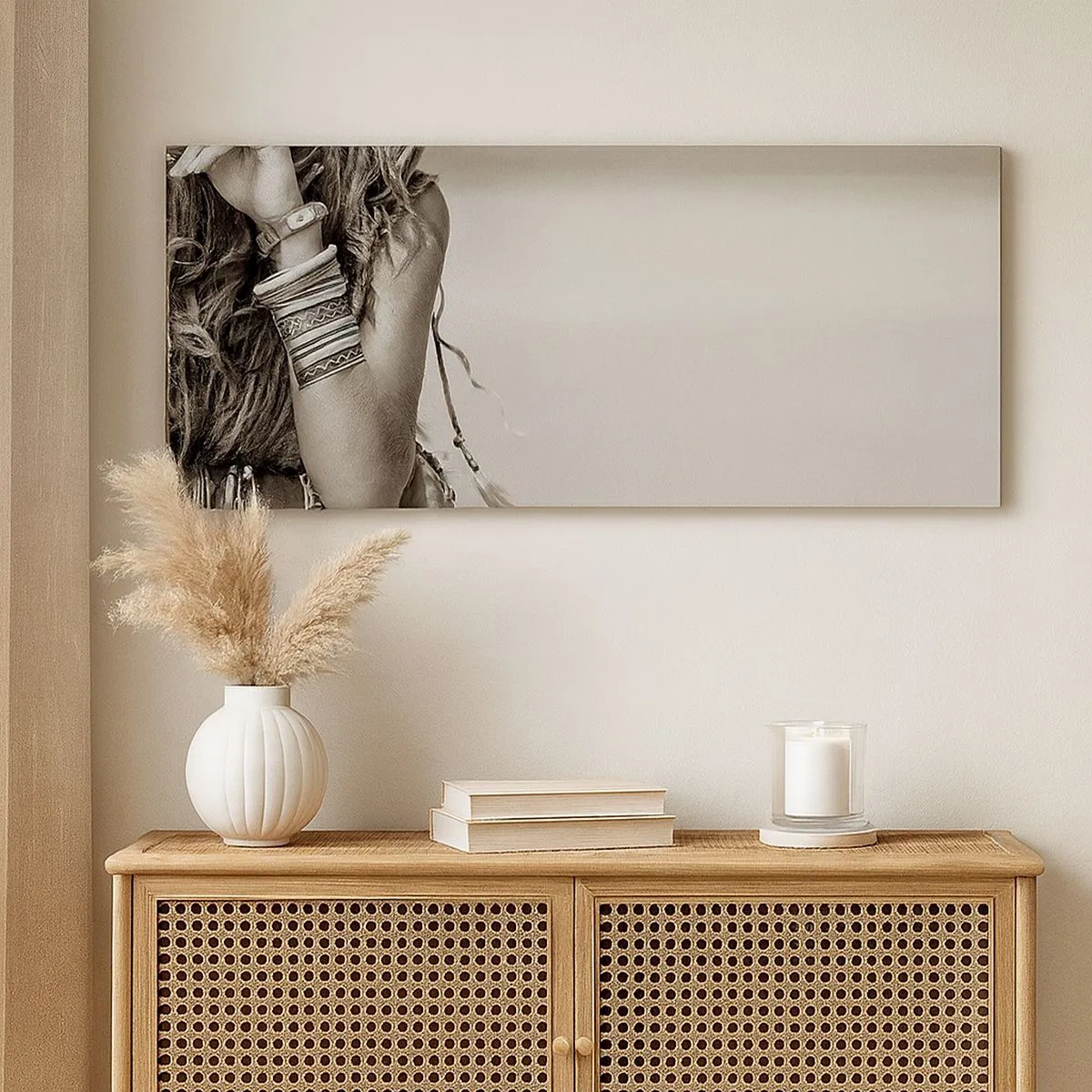 Bild auf Leinwand - Leinwandbild - Wieso ein Mädchen - 100x40 cm