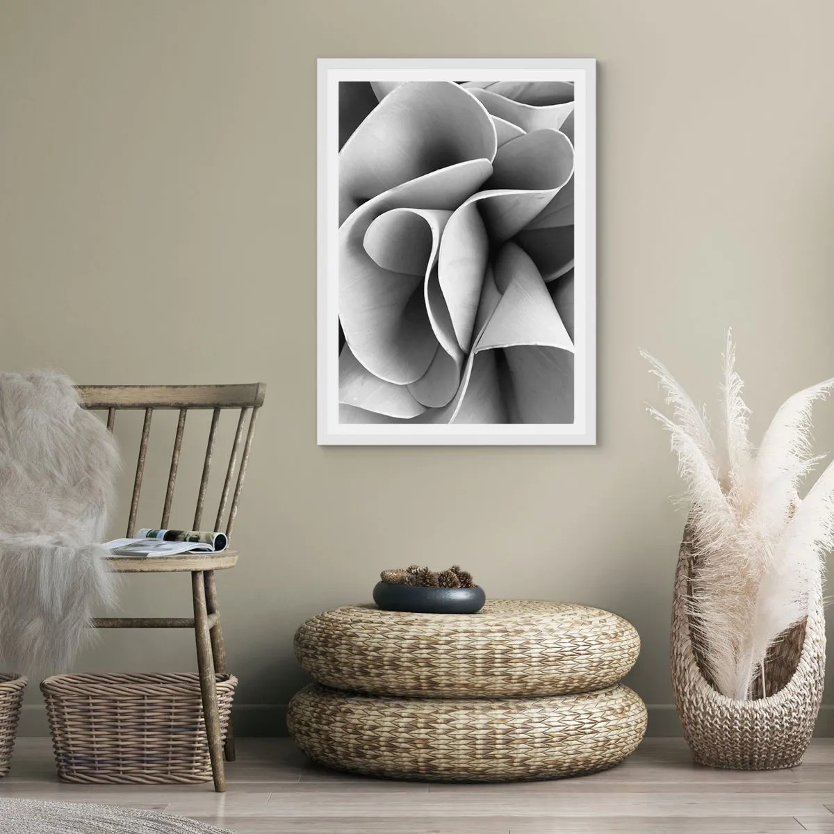 Poster in einem weißen Rahmen - Es passiert im Weltraum - 40x50 cm